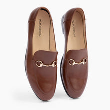 Load image into Gallery viewer, W.M. Gibson Men&#39;s Loafers in Brown - Front Quarter