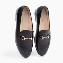 Load image into Gallery viewer, W.M. Gibson Men&#39;s Loafers in Black - Front Quarter