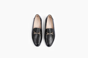 W.M. Gibson Men's Loafers in Black - Top